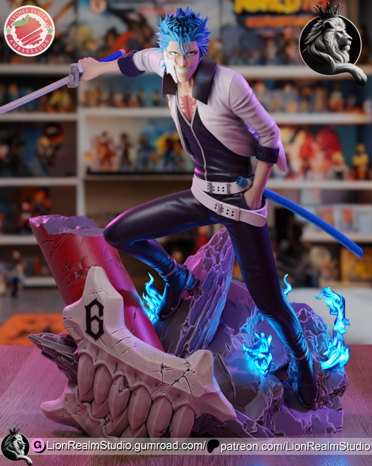 Grimmjow Jaegerjaques - Bleach - STL Files - STL Forge