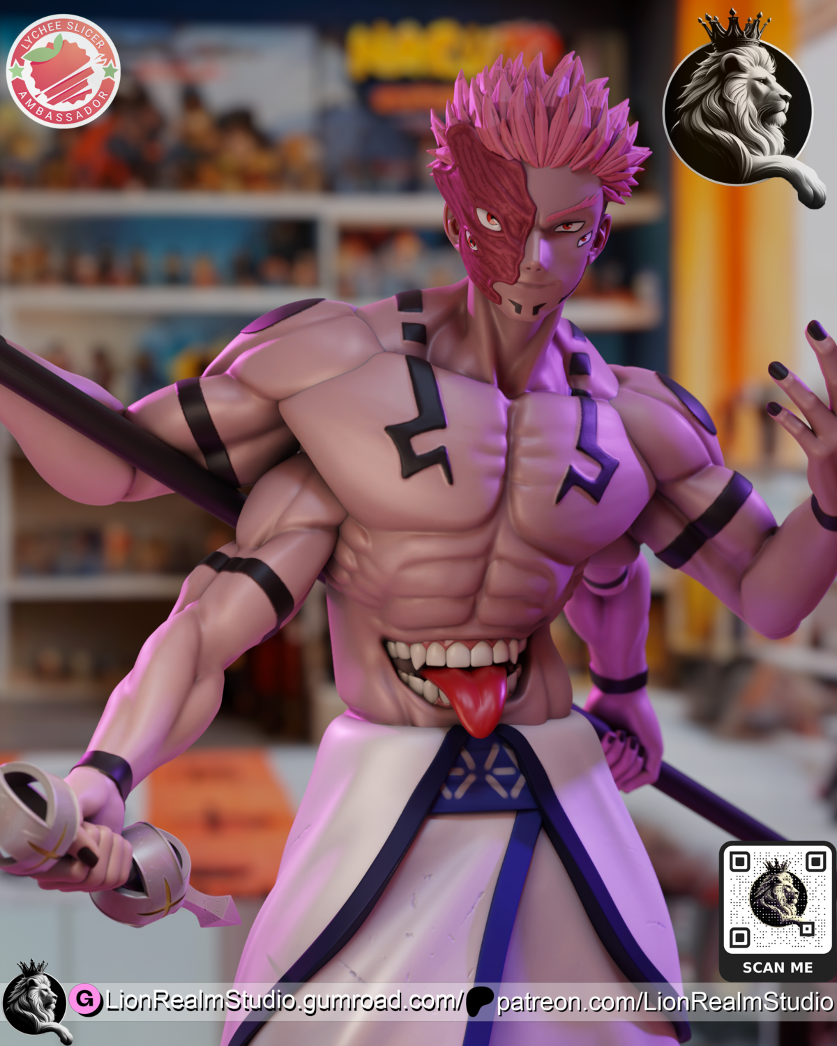 Sukuna de cerca