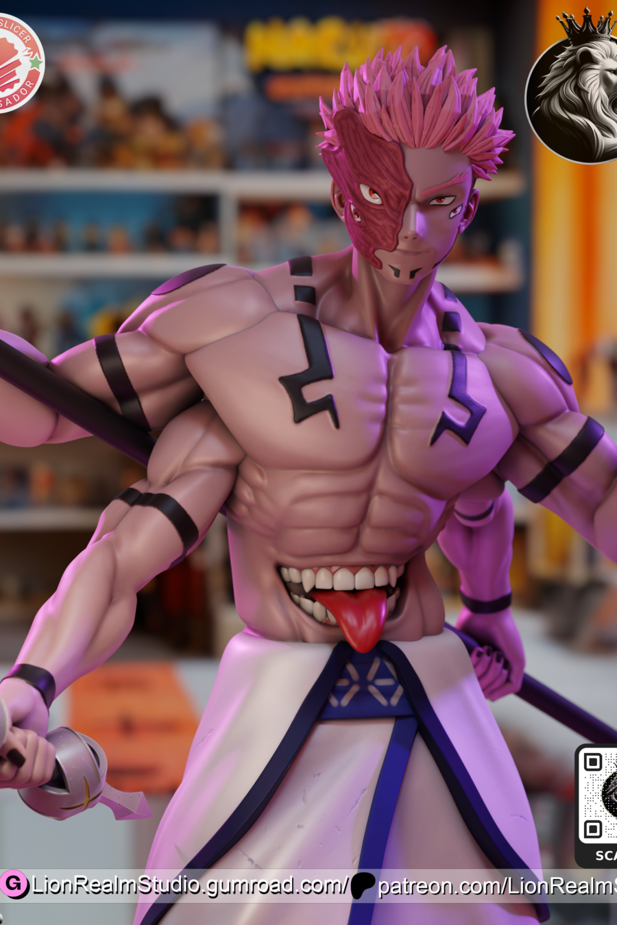 Sukuna de cerca