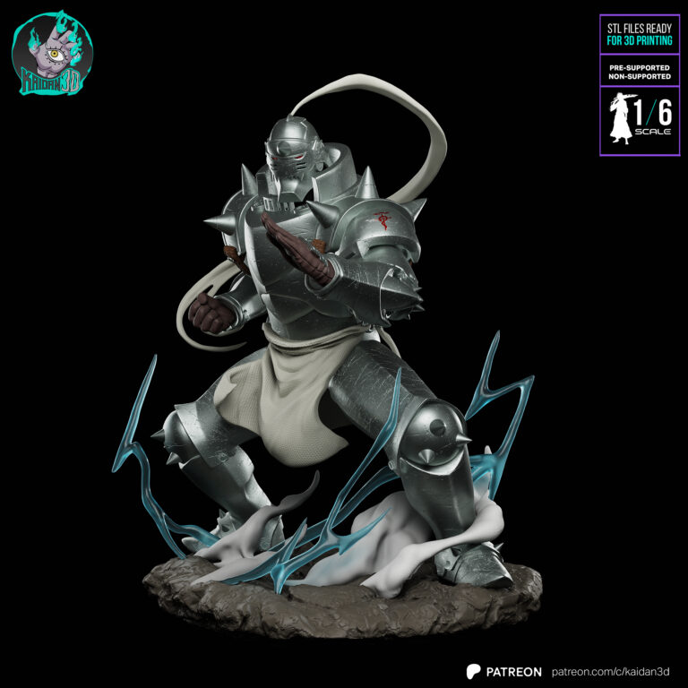 Alphonse Elric + Extras - Fullmetal Alchemist - STL Files