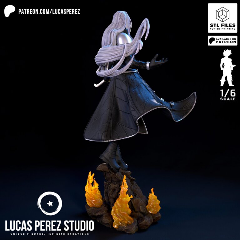 Sephiroth - Final Fantasy - STL Files - STL Forge
