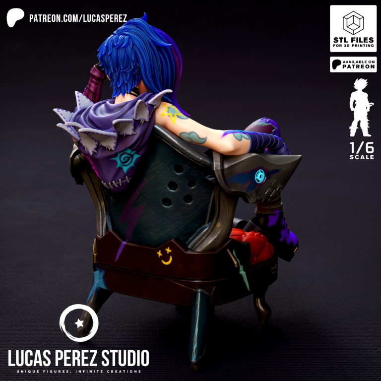 Jinx 5 - League of Legends - STL Files
