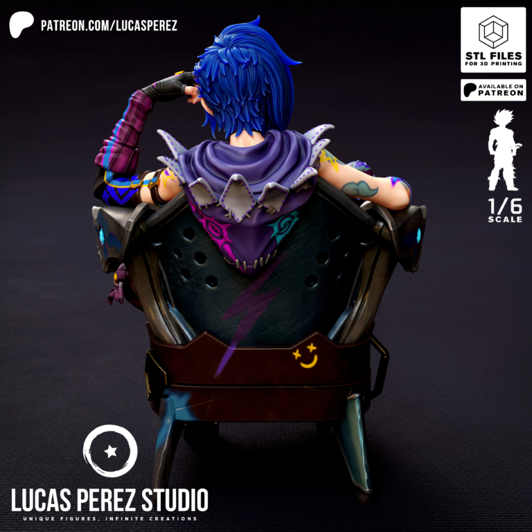 Jinx 5 - League of Legends - STL Files