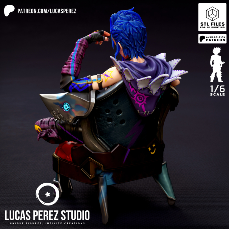Jinx 5 - League of Legends - STL Files