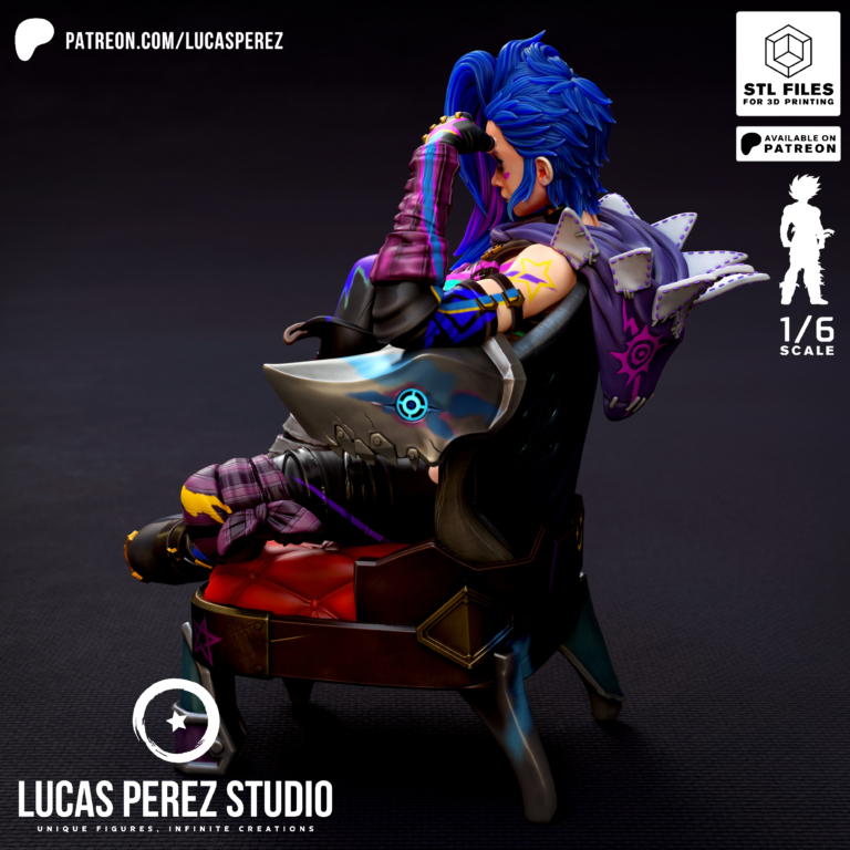 Jinx 5 - League of Legends - STL Files