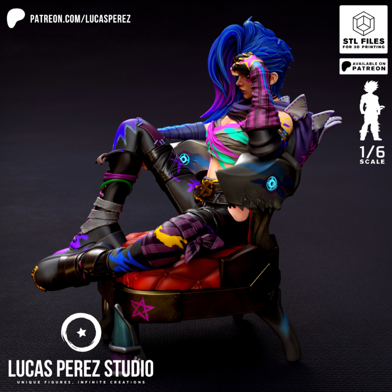 Jinx 5 - League of Legends - STL Files