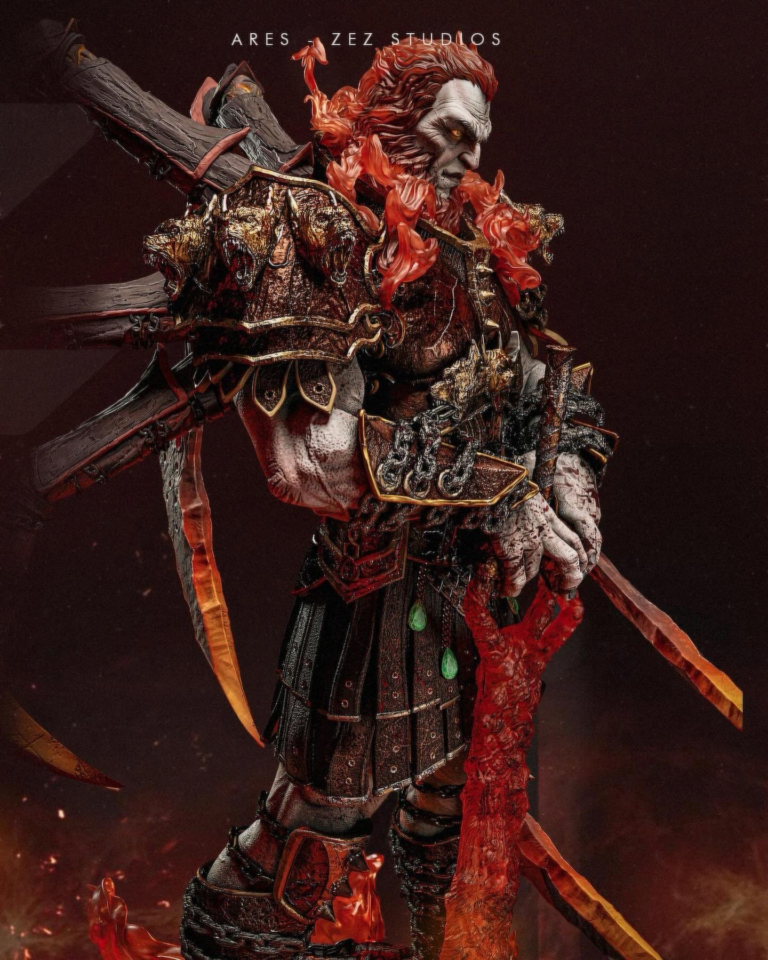 Ares + Busto - God of War - STL Files
