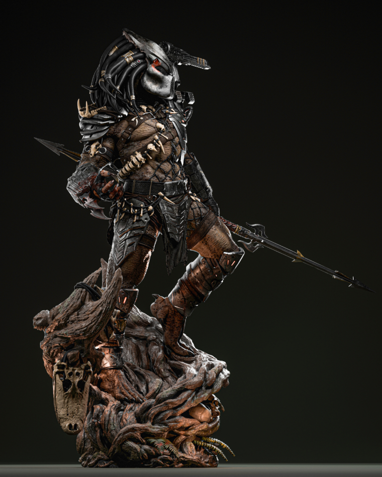 Predator STL + Bust + Poster