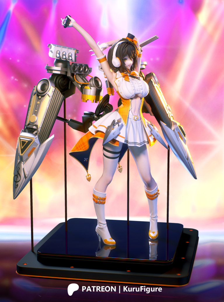 Baltimore - Azur Lane - STL Files - STL Forge
