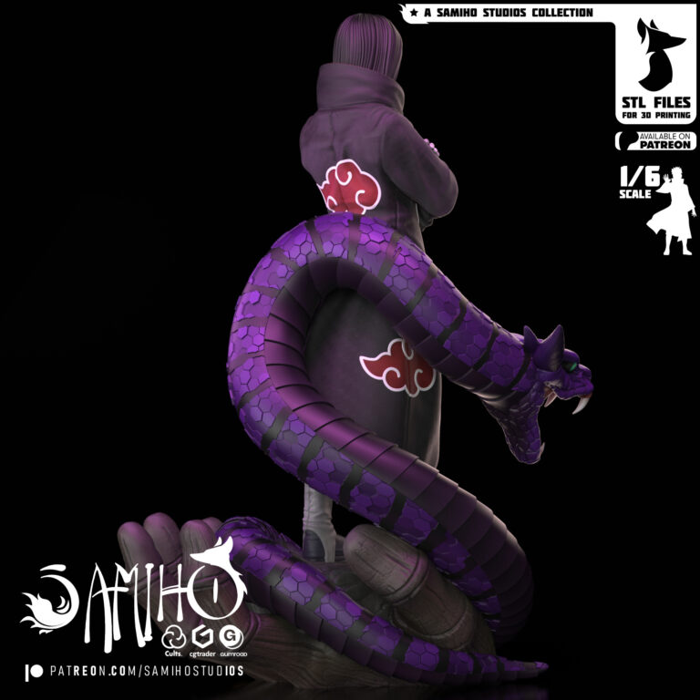 Orochimaru - Naruto - STL Files - STL Forge