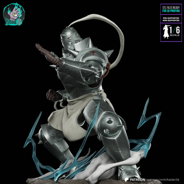 Alphonse Elric + Extras - Fullmetal Alchemist - STL Files