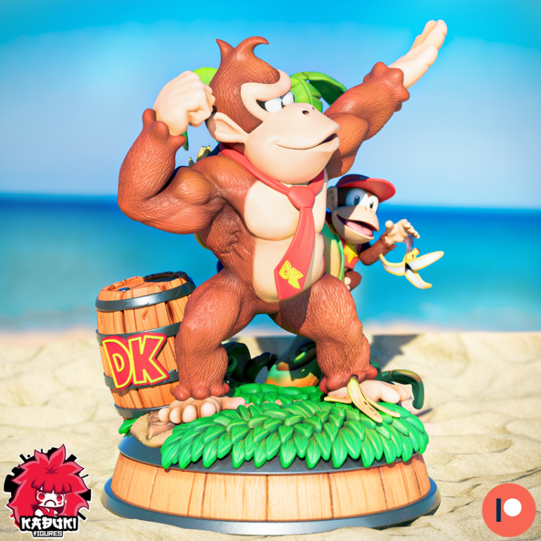 Donkey x Diddy Diorama - Donkey Kong - STL Files