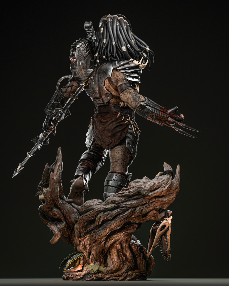 Predator STL + Bust + Poster