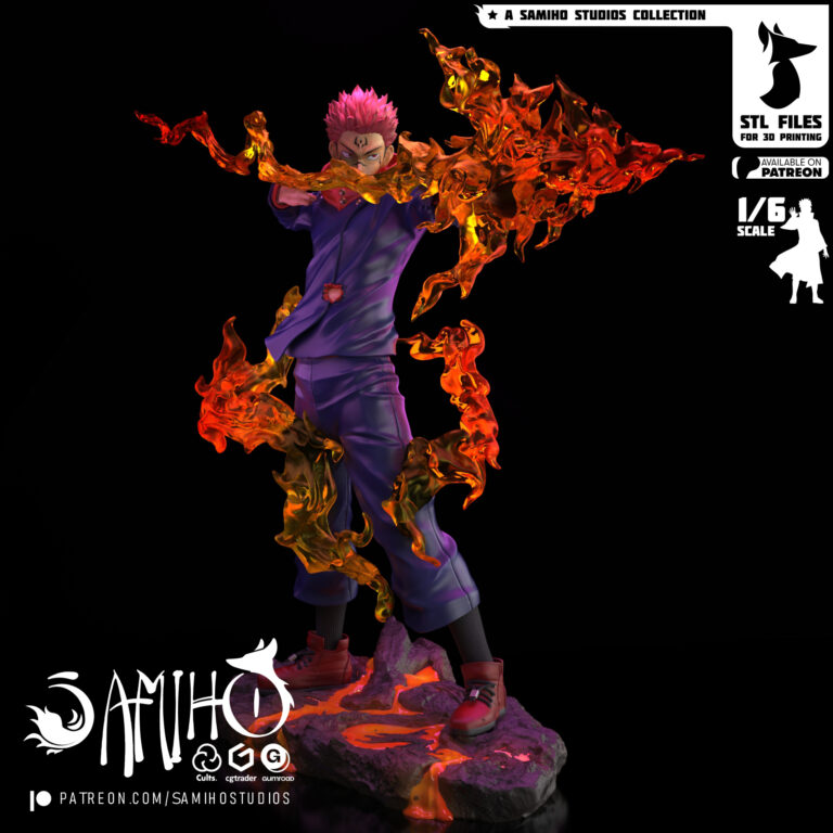 Sukuna Flecha de Fuego - Jujutsu Kaisen - STL Files