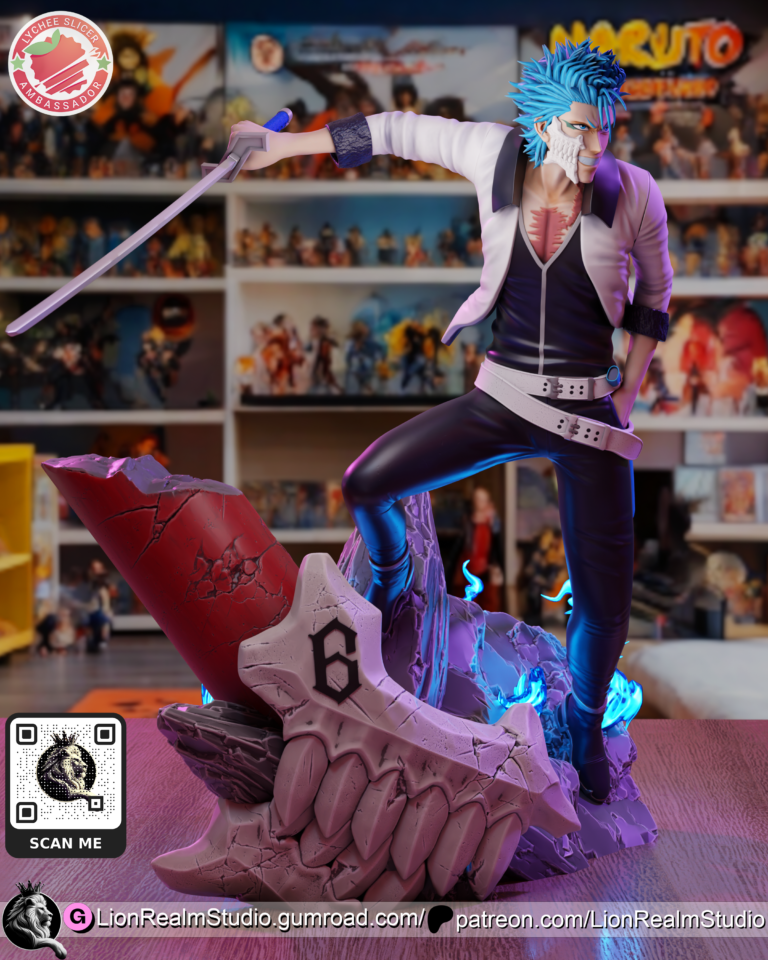 Grimmjow Jaegerjaques - Bleach - STL Files - STL Forge