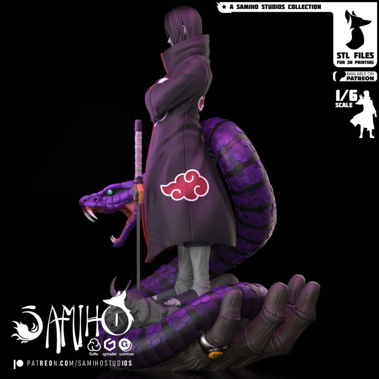 Orochimaru - Naruto - STL Files - STL Forge