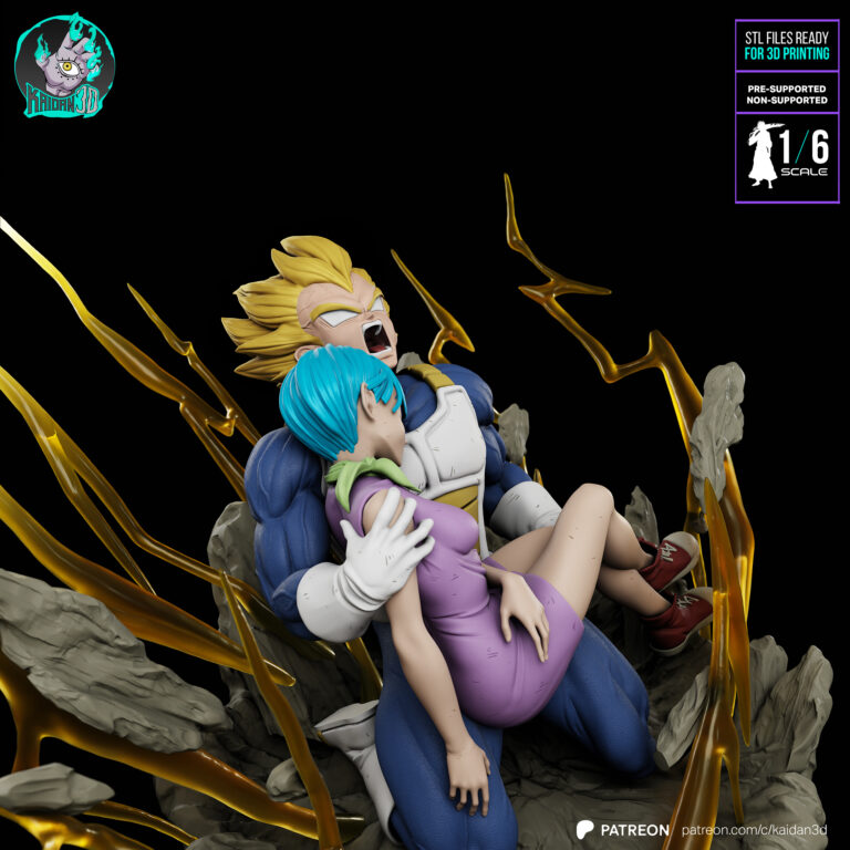 Vegeta x Bulma - Dragon Ball - STL Files - STL Forge