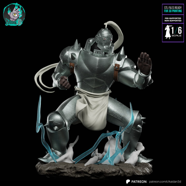 Alphonse Elric + Extras - Fullmetal Alchemist - STL Files