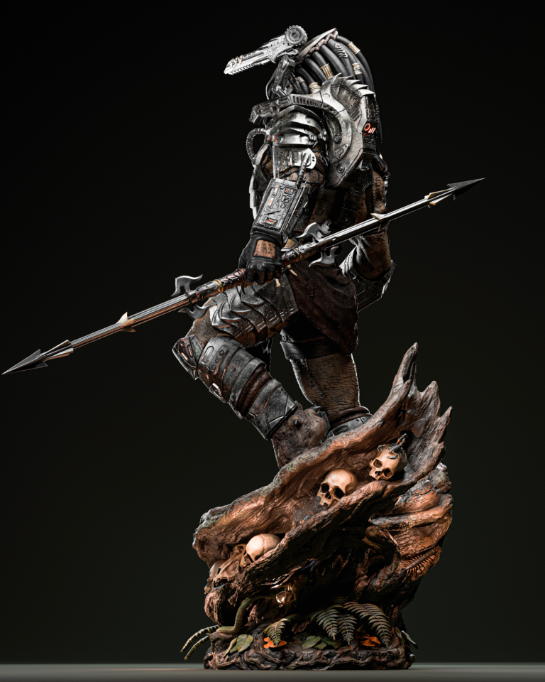 Predator STL + Bust + Poster