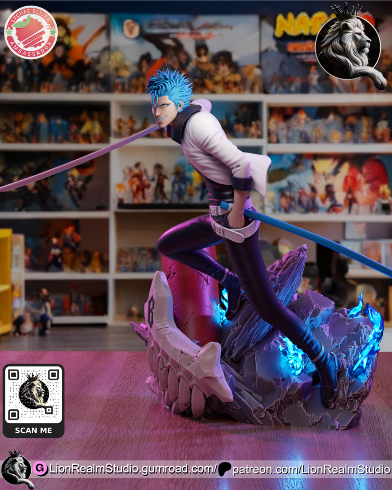 Grimmjow Jaegerjaques - Bleach - STL Files - STL Forge