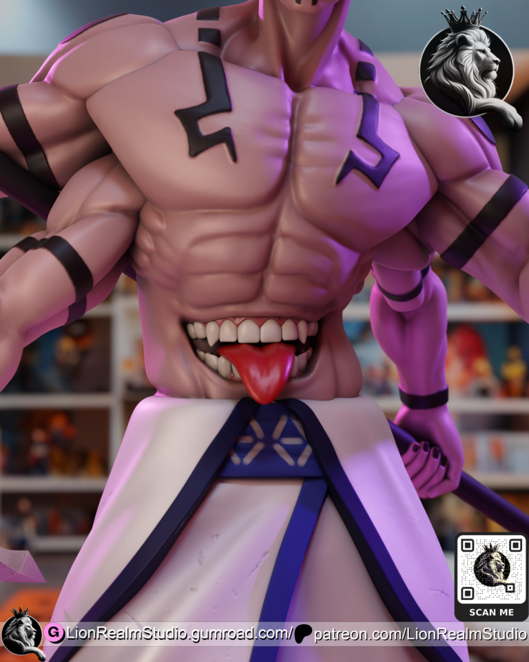 Ryomen Sukuna - Jujutsu Kaisen - STL Files - STL Forge
