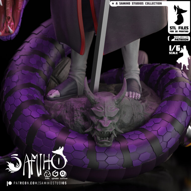 Orochimaru - Naruto - STL Files - STL Forge
