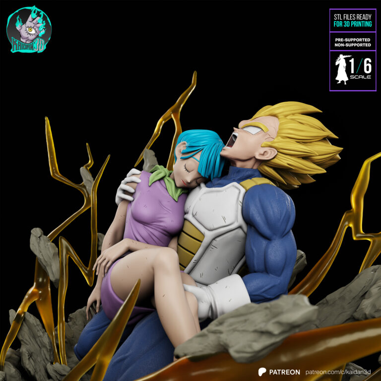 Vegeta x Bulma - Dragon Ball - STL Files - STL Forge
