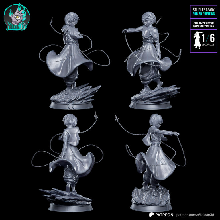 Kurapica - Hunter x Hunter - STL Files - STL Forge