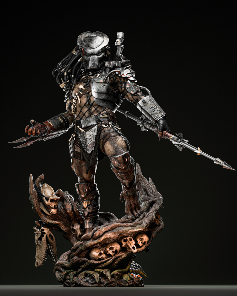 Predator STL + Bust + Poster