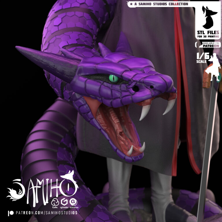 Orochimaru - Naruto - STL Files - STL Forge