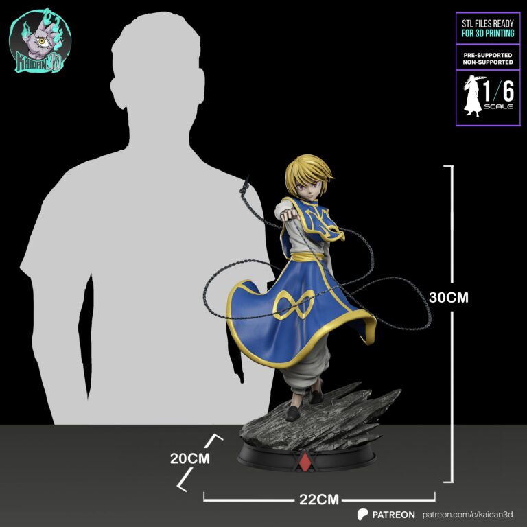Kurapica - Hunter x Hunter - STL Files - STL Forge