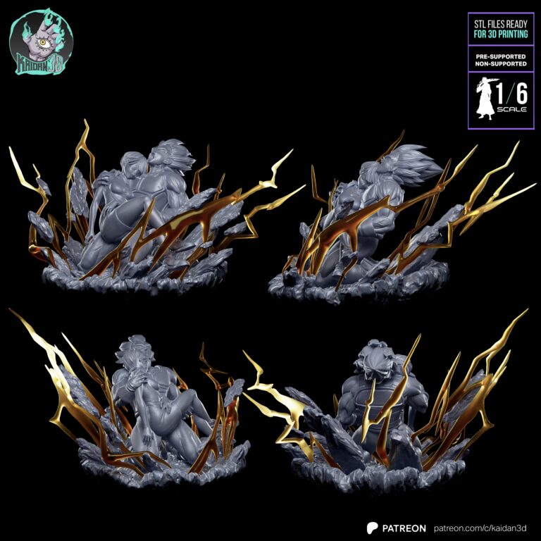 Vegeta x Bulma - Dragon Ball - STL Files - STL Forge