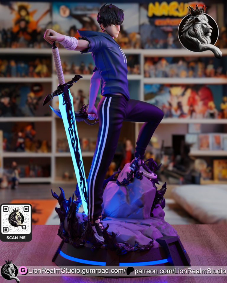 Sung Jinwoo + Busto - Solo Leveling - STL Files