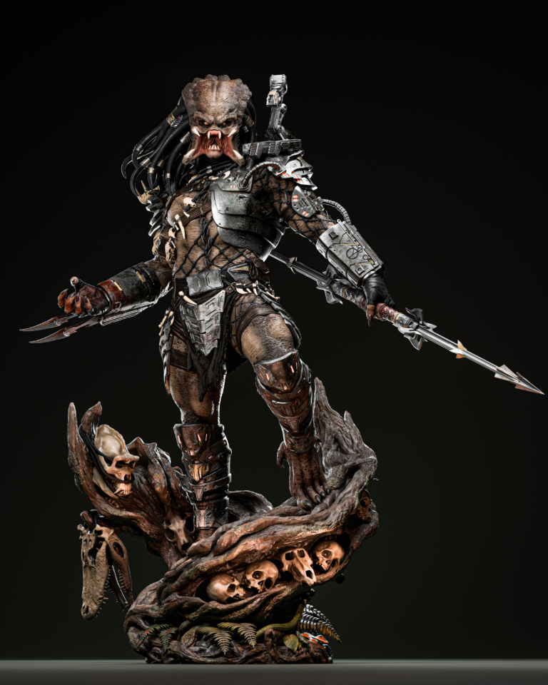 Predator STL + Bust + Poster