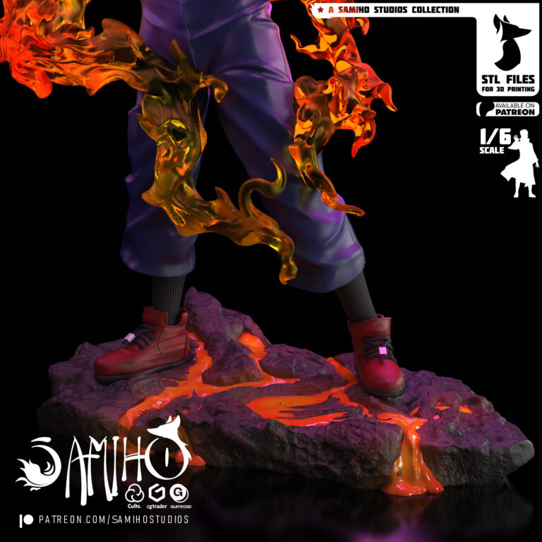 Sukuna Flecha de Fuego - Jujutsu Kaisen - STL Files