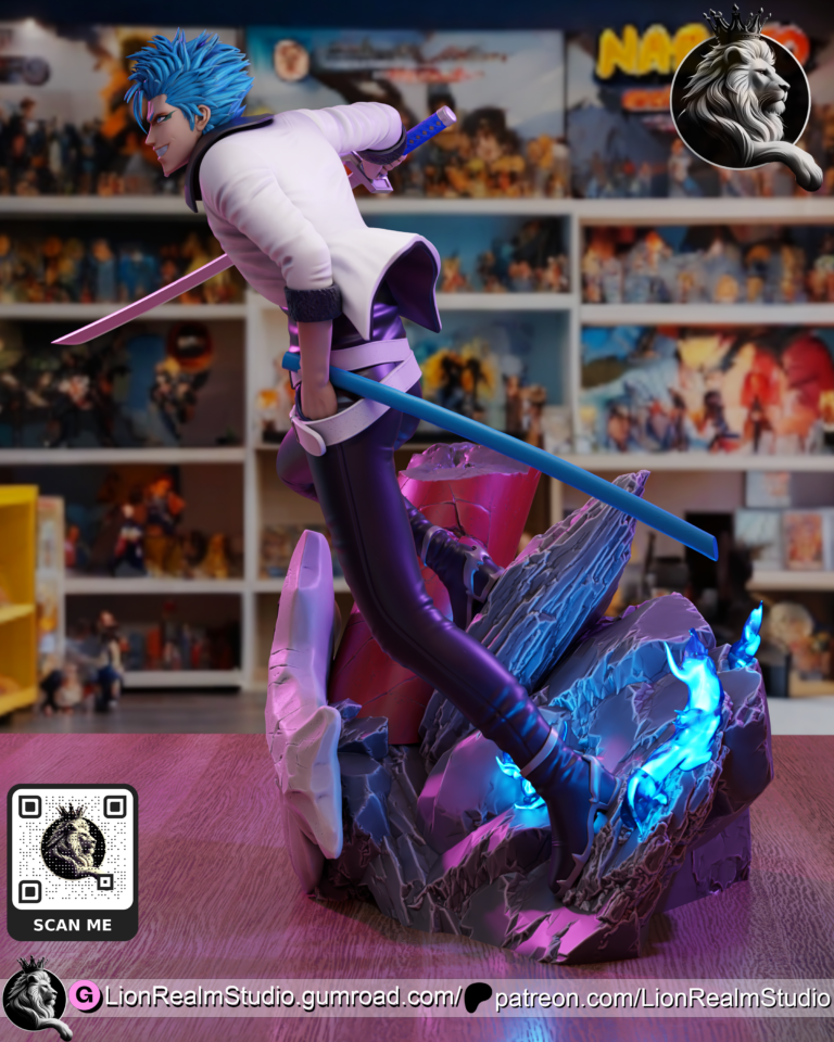 Grimmjow Jaegerjaques - Bleach - STL Files - STL Forge