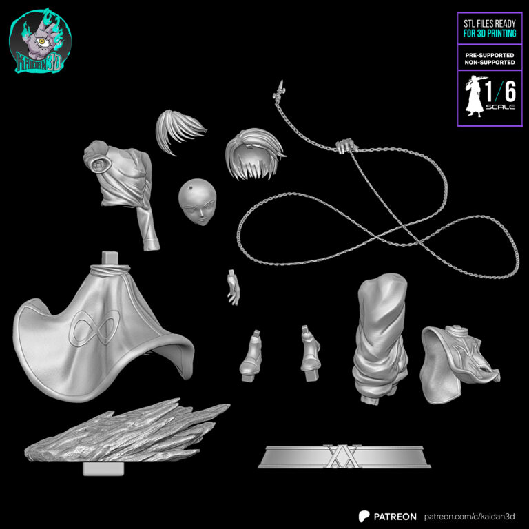Kurapica - Hunter x Hunter - STL Files - STL Forge