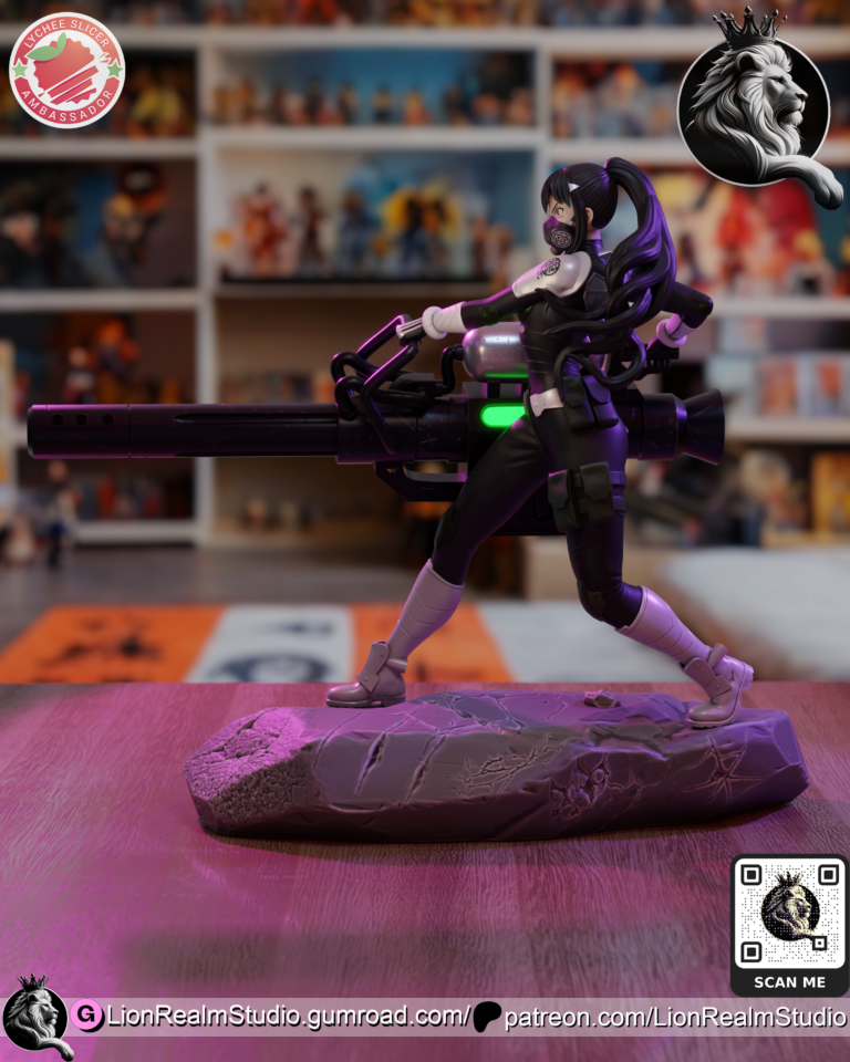 Mina Ashiro - Kaiju No. 8 - STL Files - STL Forge