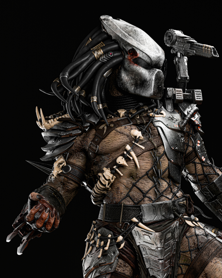 Predator STL + Bust + Poster