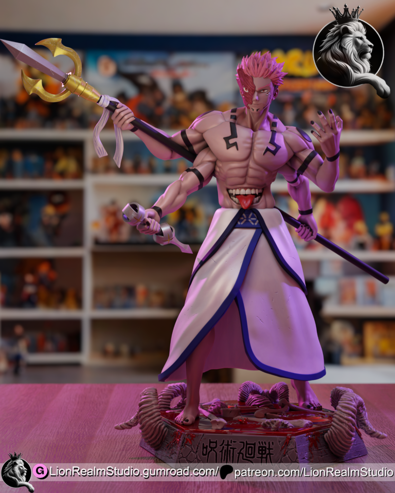 Ryomen Sukuna - Jujutsu Kaisen - STL Files - STL Forge
