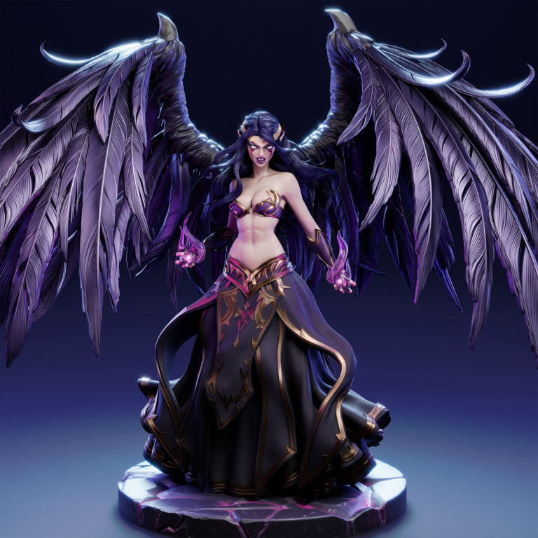 Morgana - League of Legends - STL Files - STL Forge