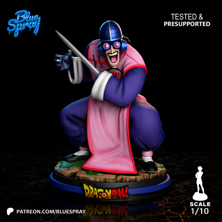 Tao Pai Pai - Dragon Ball - STL Files - STL Forge