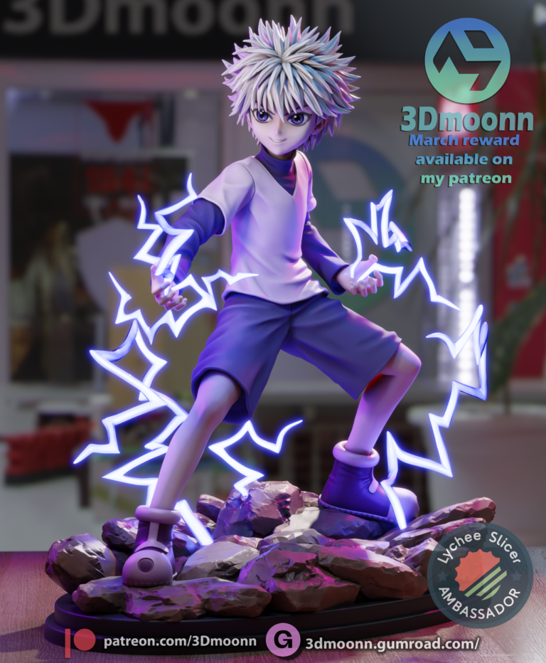 Killua Zoldyck - Hunter x Hunter - STL Forge