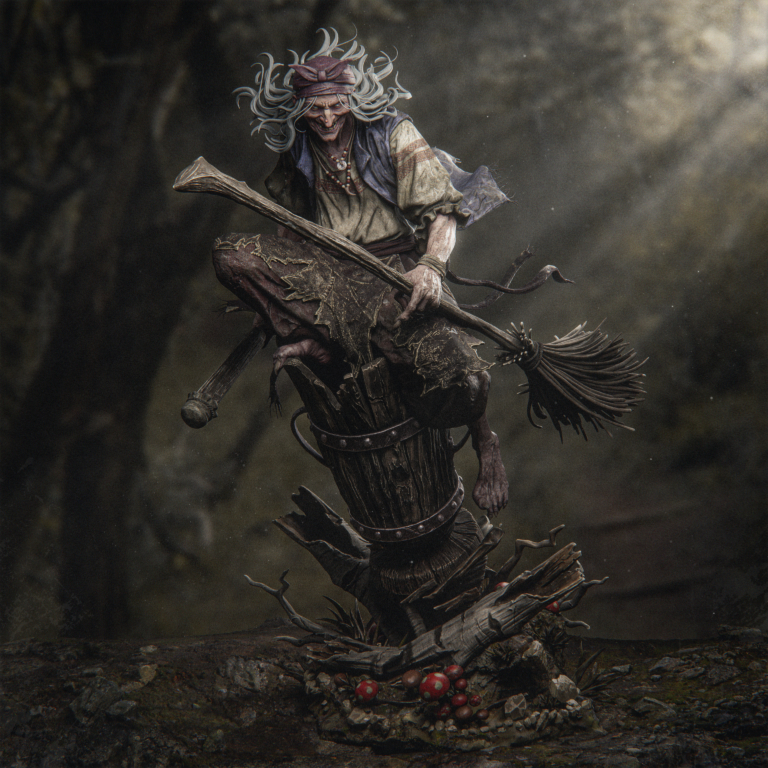 Baba Yaga STL - Fantasy