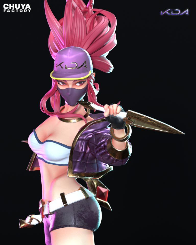 Akali K/DA - League of Legends - STL Forge