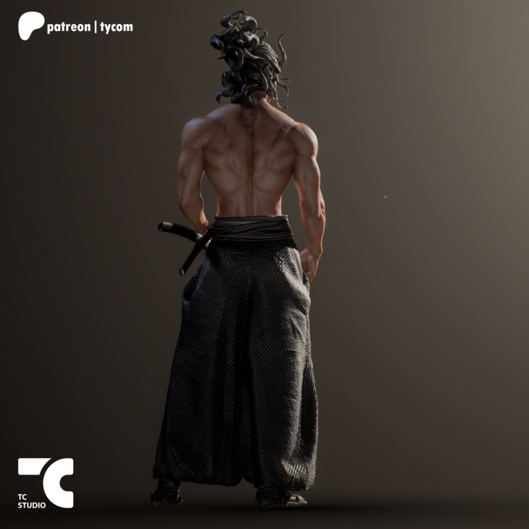 Miyamoto Musashi - Fantasy - STL Files - STL Forge
