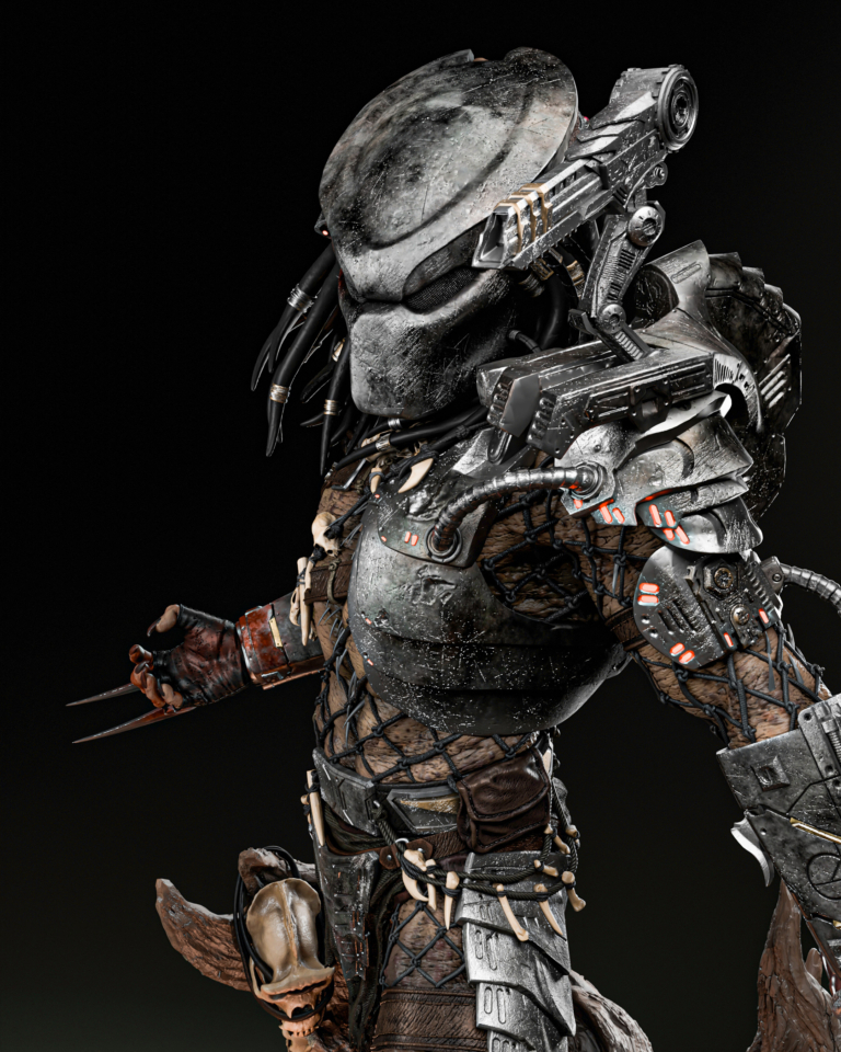 Predator STL + Bust + Poster