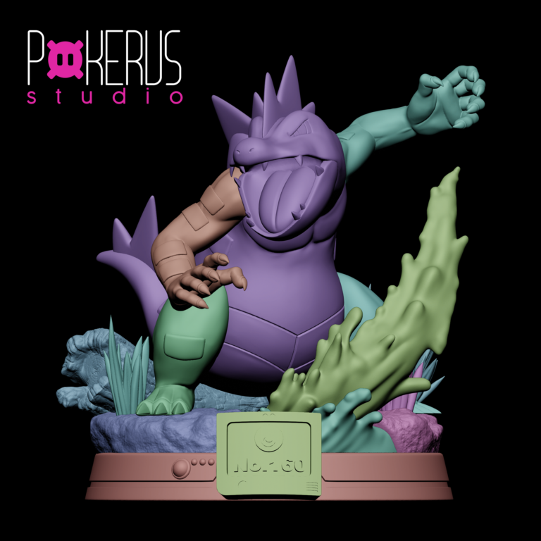 Feraligatr - Pokémon - STL Files - STL Forge