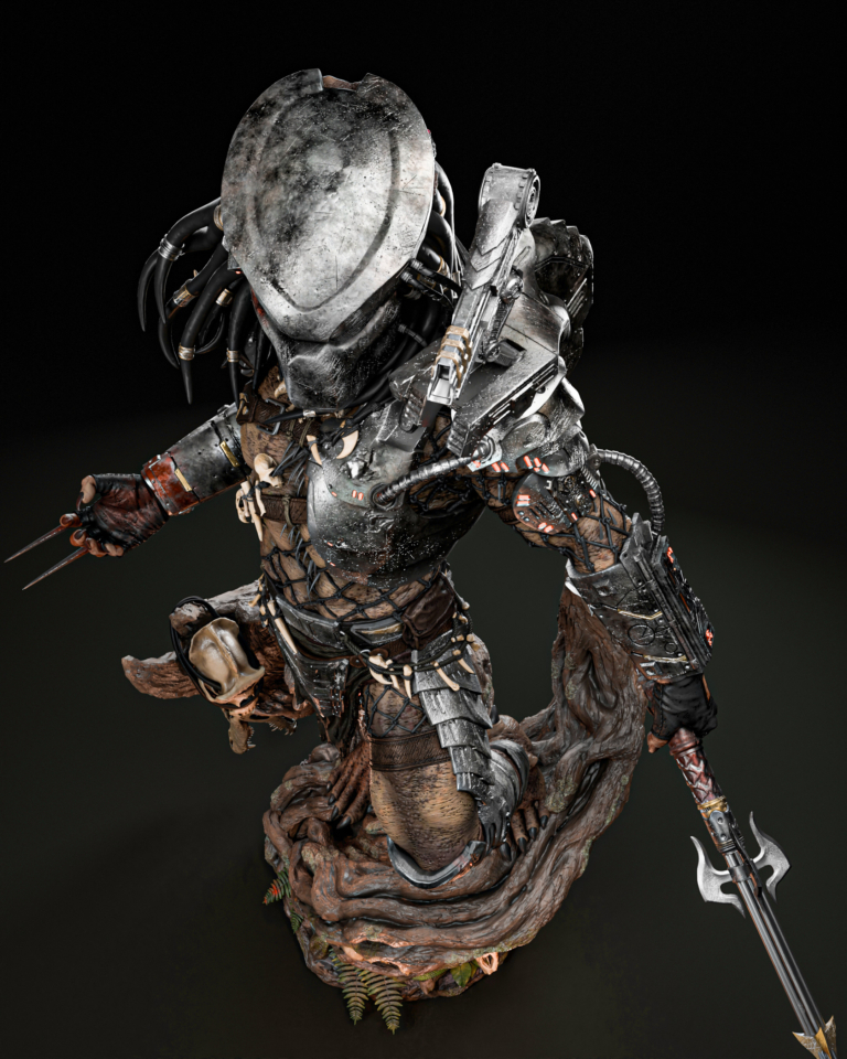 Predator STL + Bust + Poster