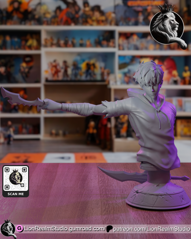 Sung Jinwoo + Busto - Solo Leveling - STL Files
